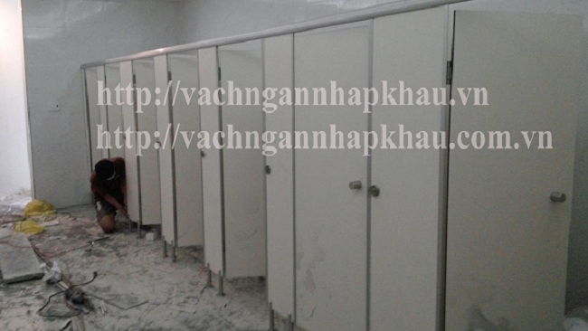 Thiên Gia Phú thi công vách ngăn vệ sinh tại khách sạn Khatoco - Nha Trang